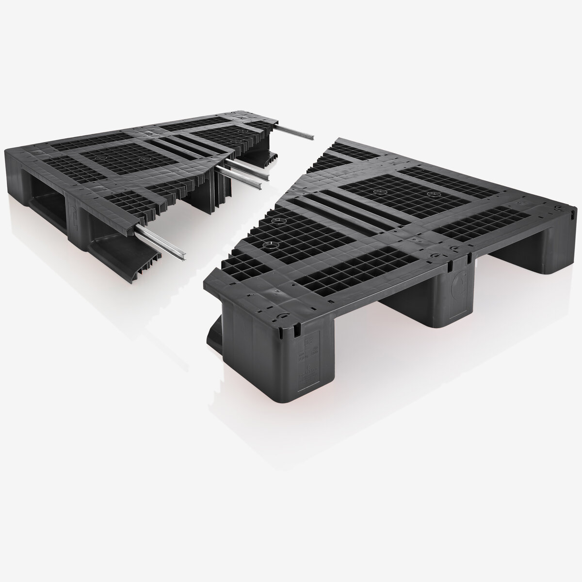 D3 black reinforcement profiles cut