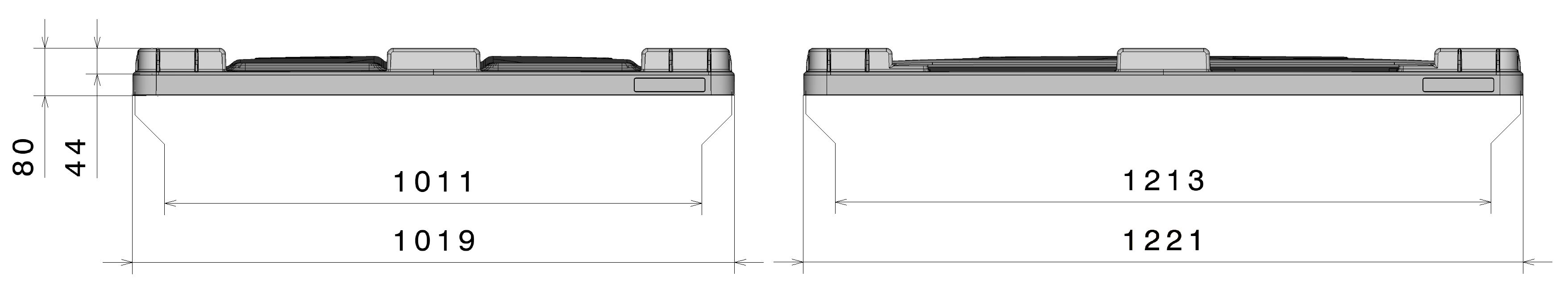 Lid technical drawing