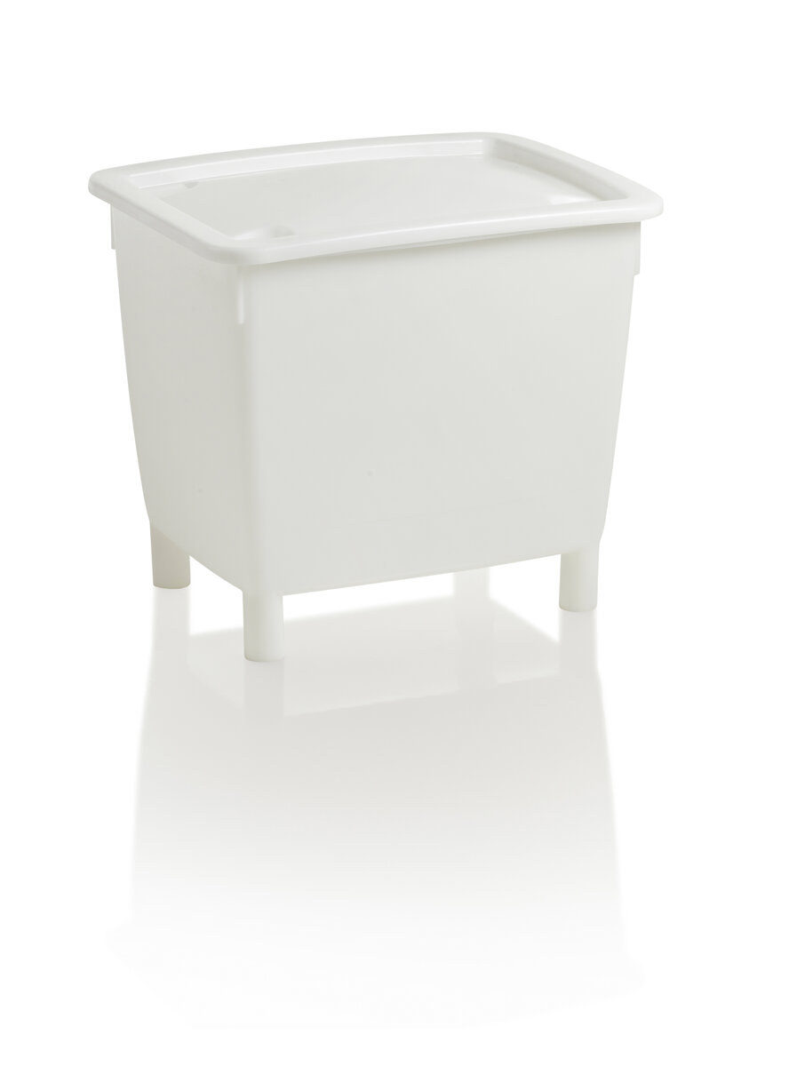 210 litre container white with lid