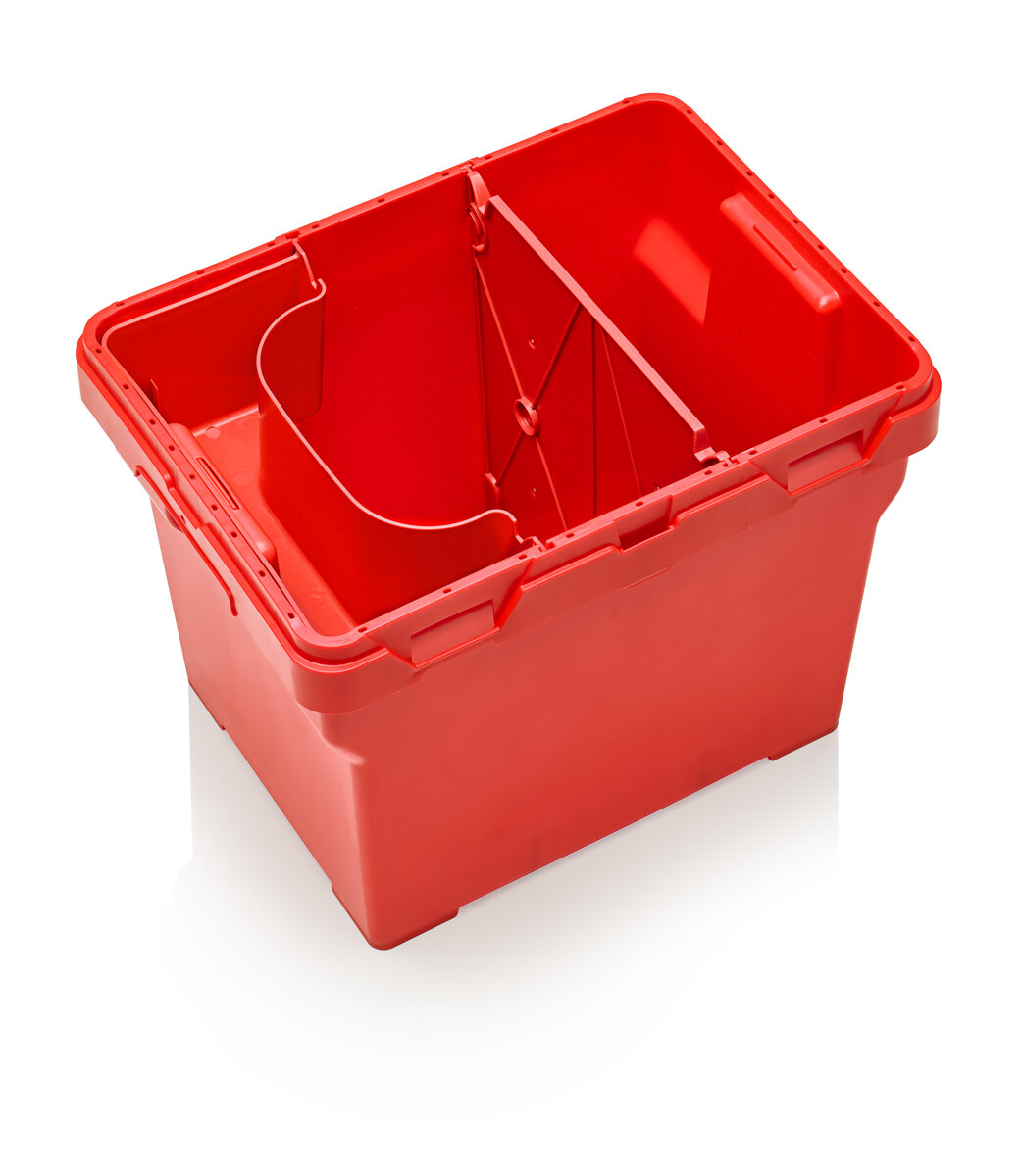 UN Box 22l red partition wall and battery tray