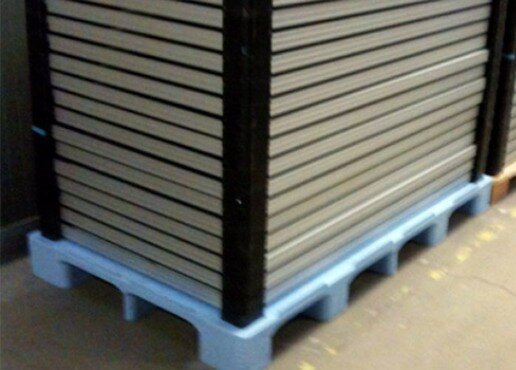 Example of a special pallet for the solar industry