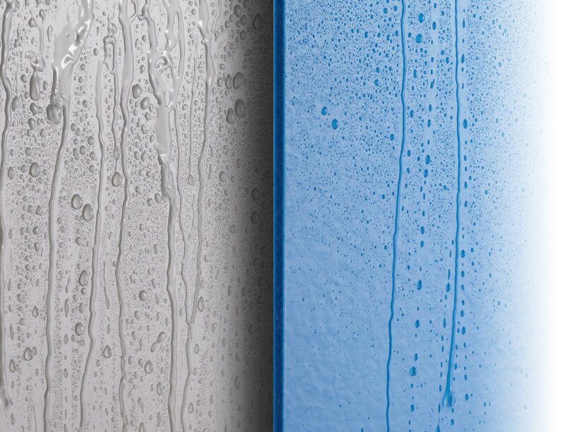 grain structure of the anti slip coating wet detail