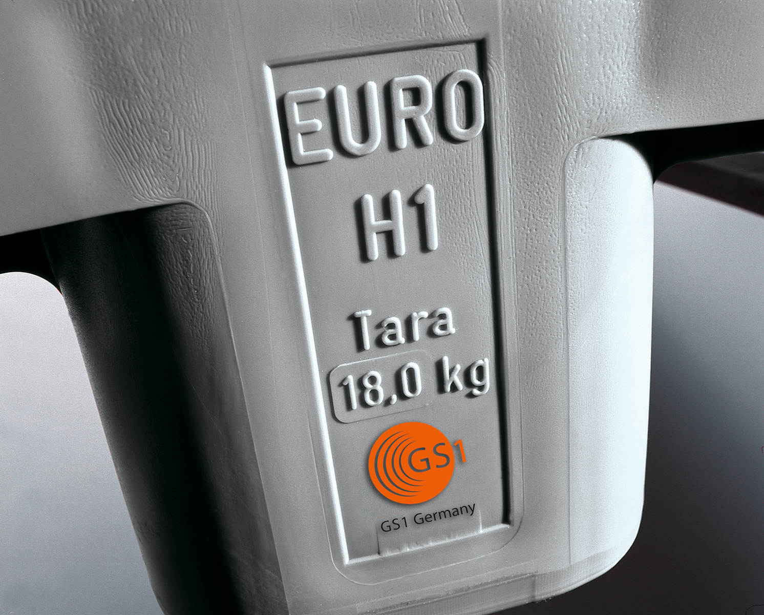 Euro H1 Fuß mit GS1 Siegel