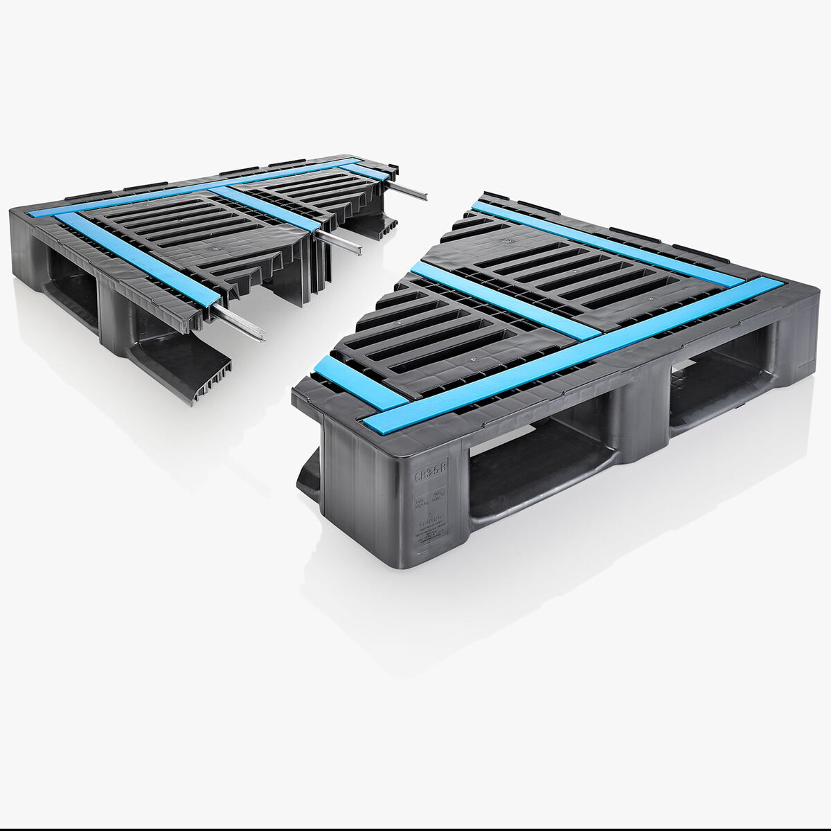 CR3-5 black reinforcement profiles pallet cutted