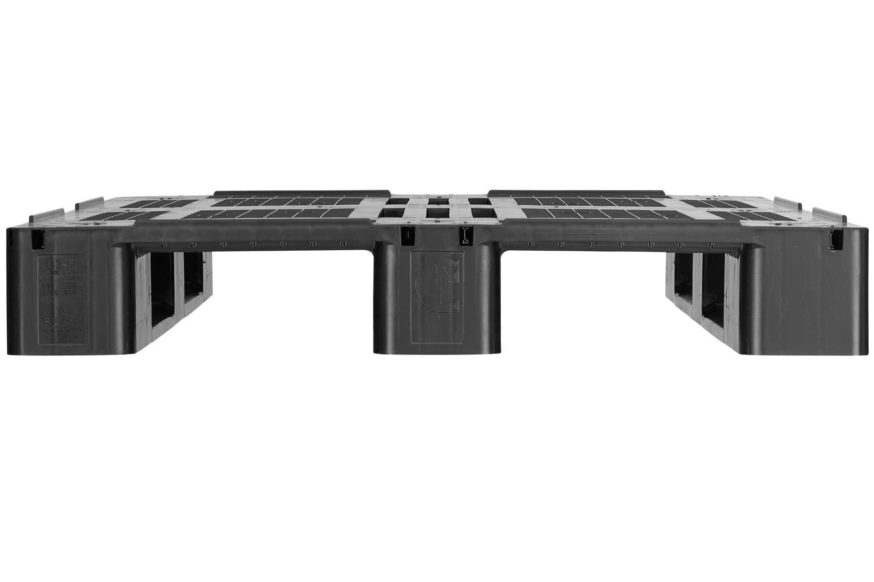 D3 black 7mm rim side 1000 mm