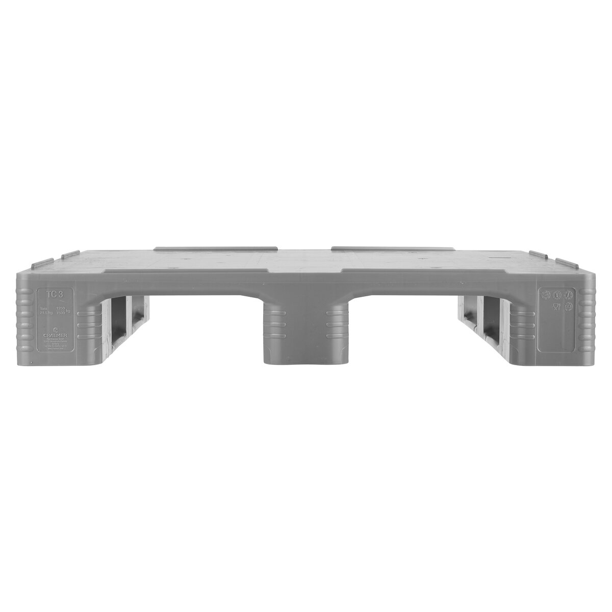 TC3 lightgrey 7mm rim side 1000 mm