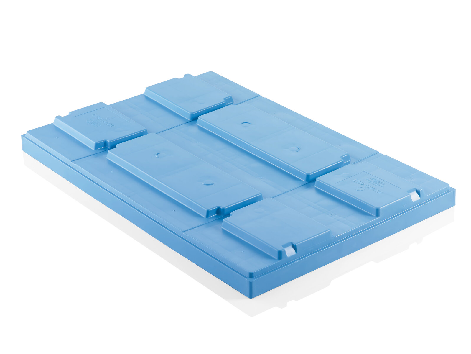 VDA pallet lid top lightblue