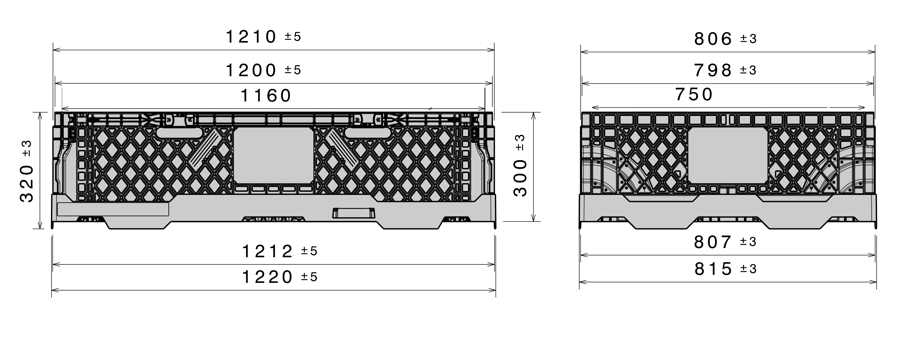 CC1 technical drawing without rim