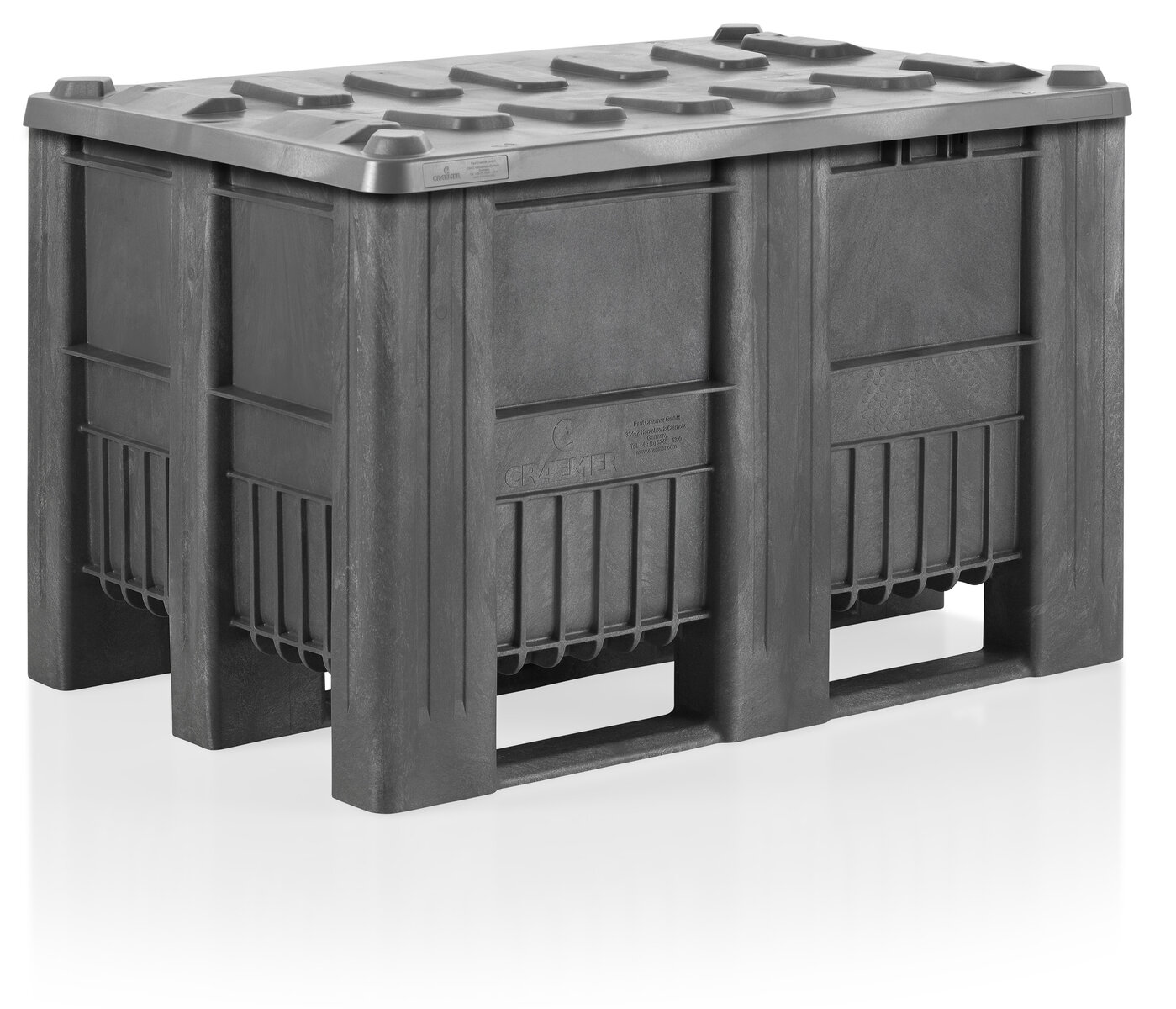 Lid Euro on box basalt
