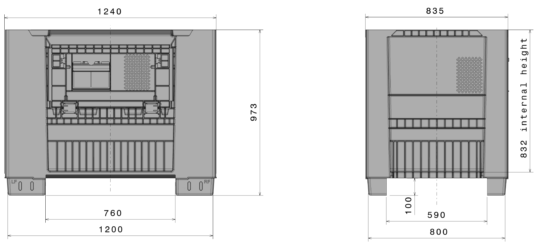 Technical drawing KUBO