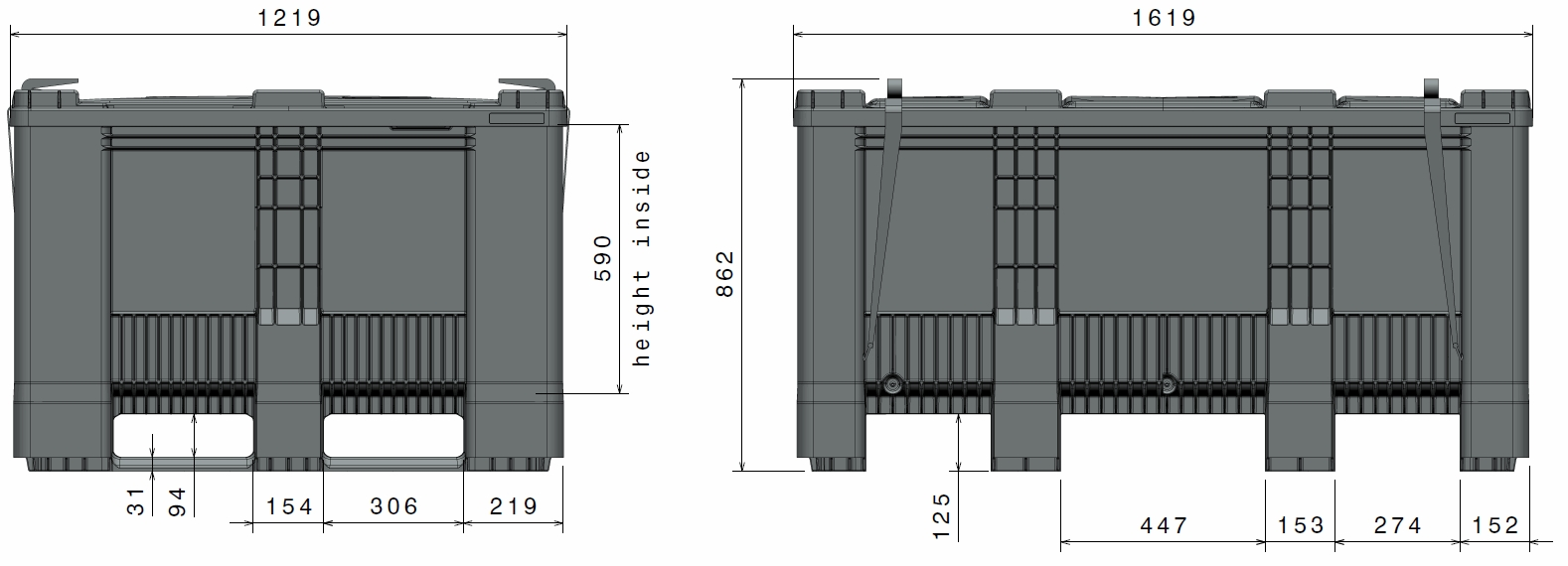 Technical drawing SB 999l