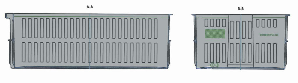 Chicken Crate technical drawing