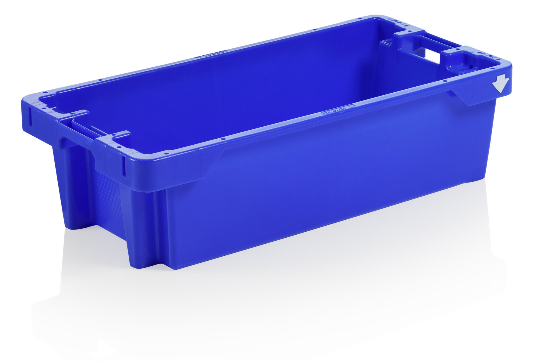 Fish box 25 kg 40 Litre blue standing
