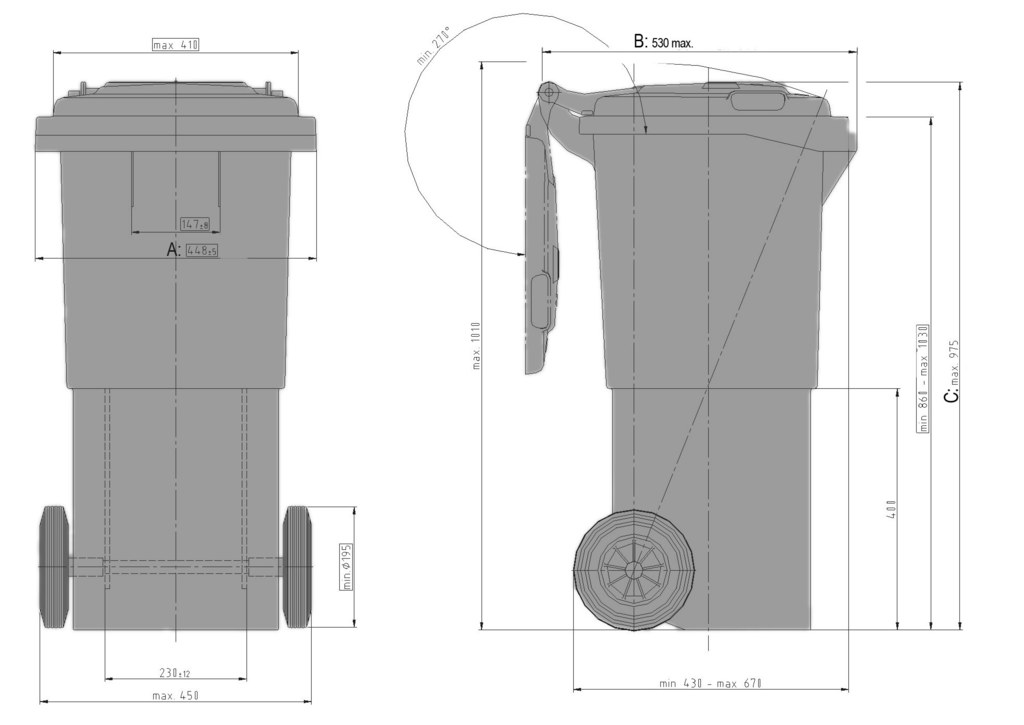 MGB 60 l technical drawing