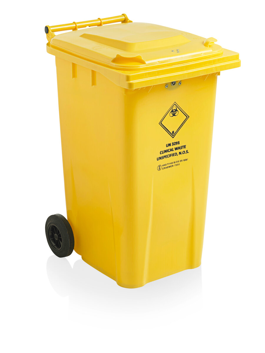 MGBneo 240l Clinical Waste standing