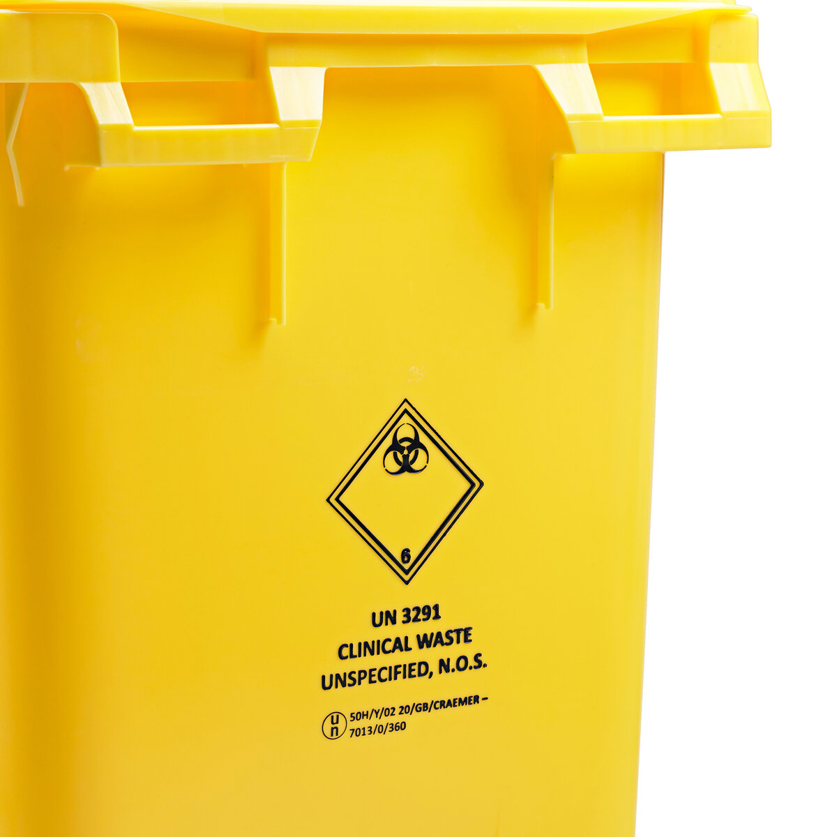 MGBneo4 770 litre Clinical Waste UN stamp