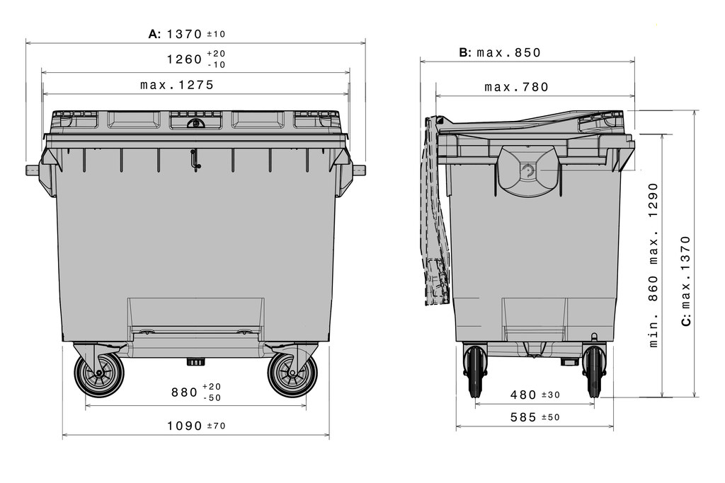 MGBneo4 660 l technical drawing
