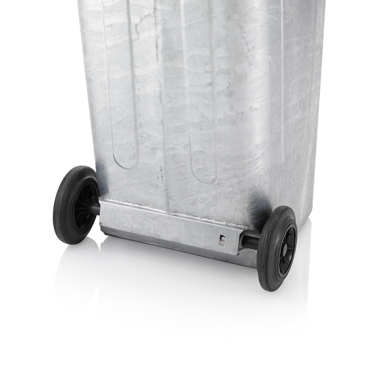 MGB 240 Liter aus Stahlblech Rückseite