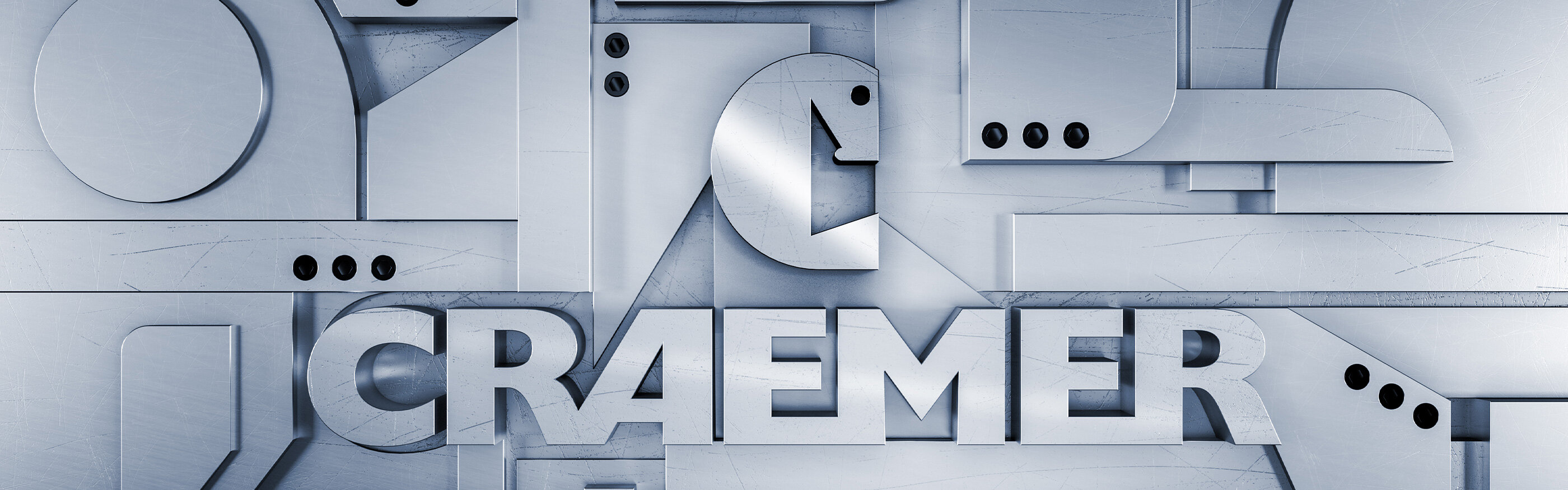 Craemer Logo im Metalldesign