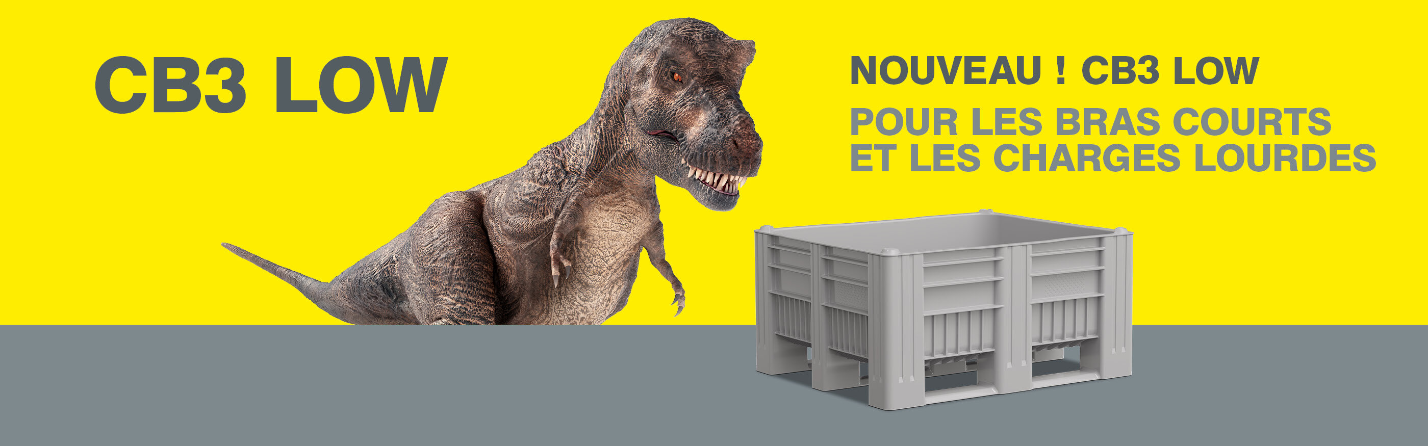 Nouveau !  : CB3 Low. Pour les bras courts et les charges lourdes