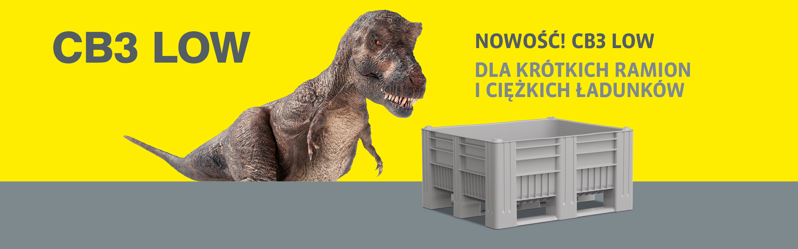 Nowość!: CB3 Low. Dla krótkich ramion i cięźkich ładunków