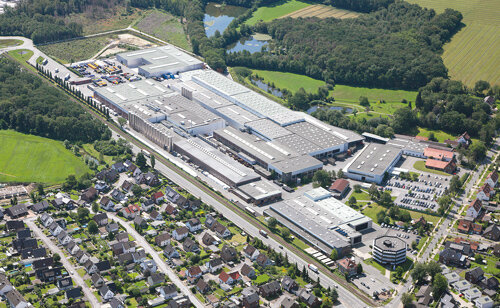 Photo from above Craemer GmbH in Herzebrock-Clarholz