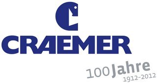 Craemer 100 years logo with german writing 100 Jahre 1912 - 2012