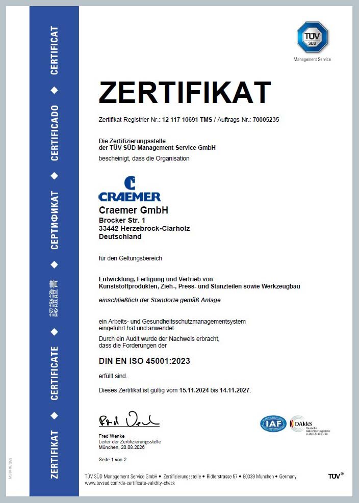 DIN EN ISO 45001 2023