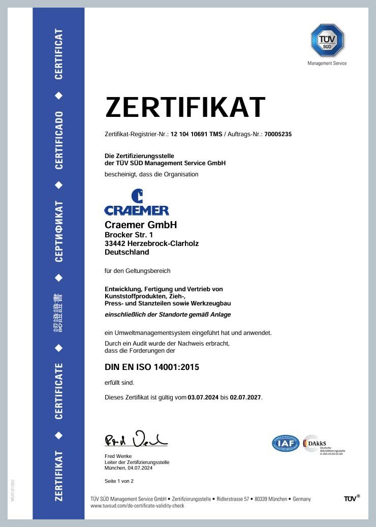 DIN EN ISO 14001 2015 DE