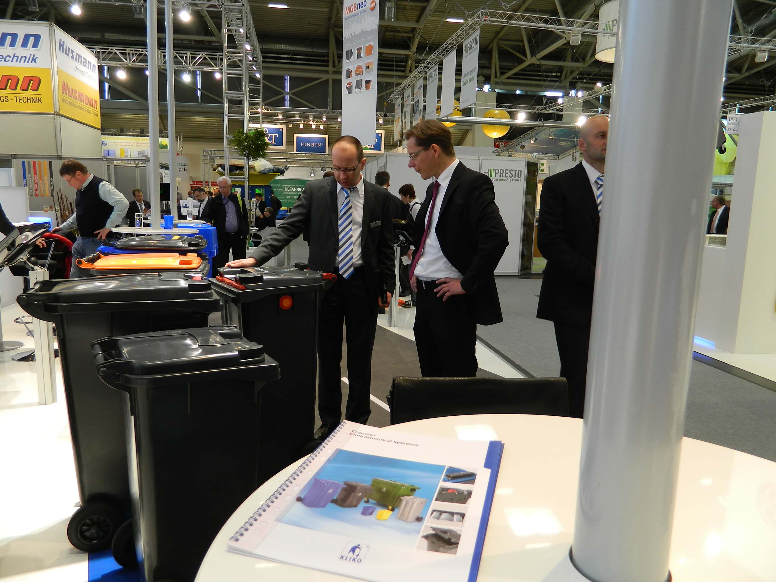 Präsentation der MGBneo Behälter auf IFAT 2012