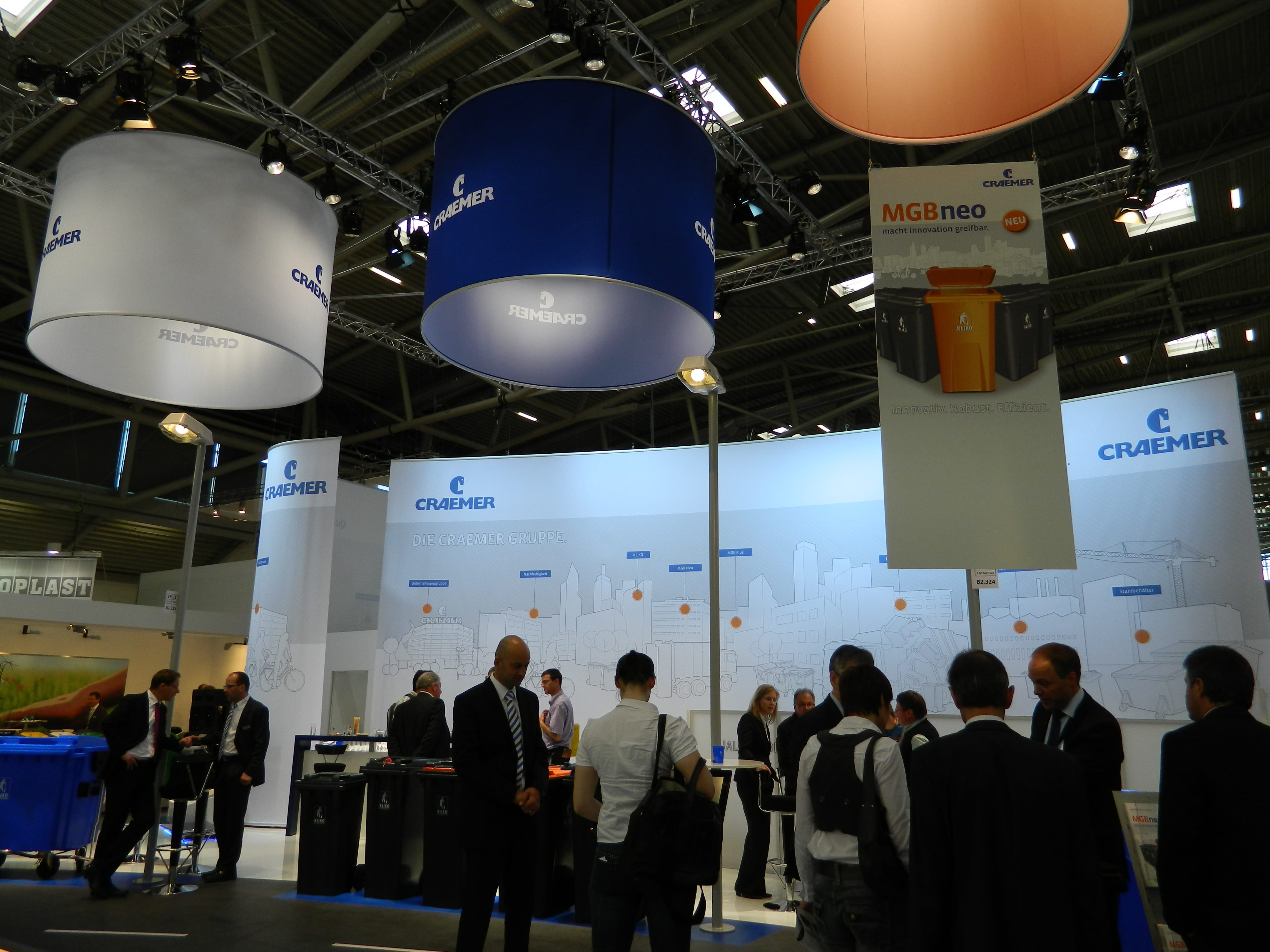 Besuchter Craemer Stand auf der IFAT 2012