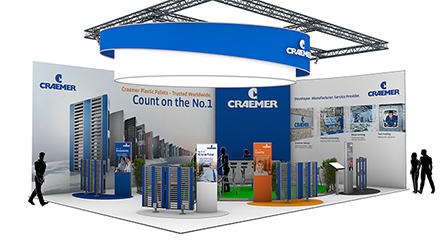 Craemer showcases "Plastic Pallets Worldwide" at Interpack 2014