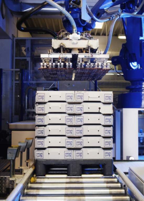 RitterSport boxes on CR1 Pallet