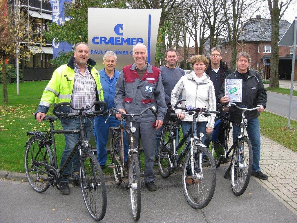 Reinhard Bunzeck, Bernhard Kintrup, Franz-Josef Wonnemann, Andreas Beckord, Mechthild Hammwöhner, Ralf Timmer und Matthias Turowsky