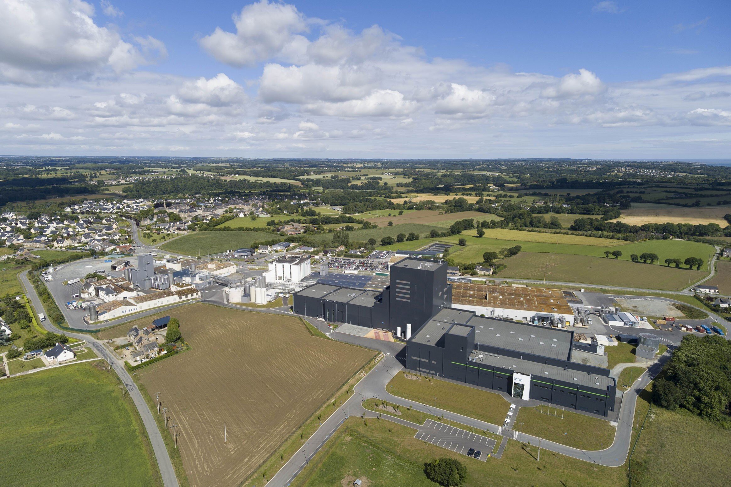 Landscape with factory