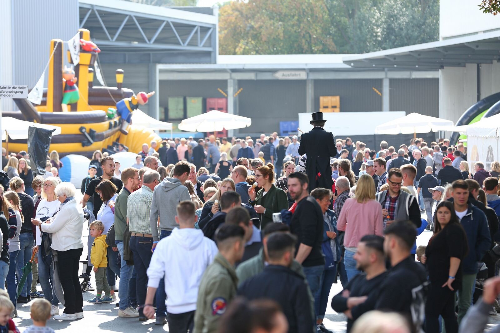 Menschenmaße bei Familientag 2019