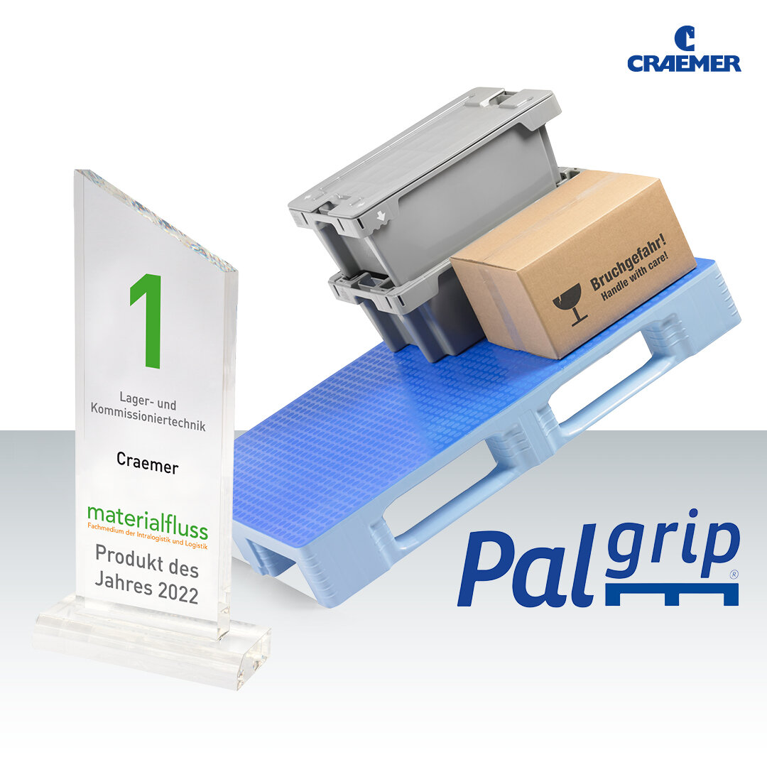 Craemer’s TC Palgrip® plastic pallet is PRODUCT OF THE YEAR 2022!