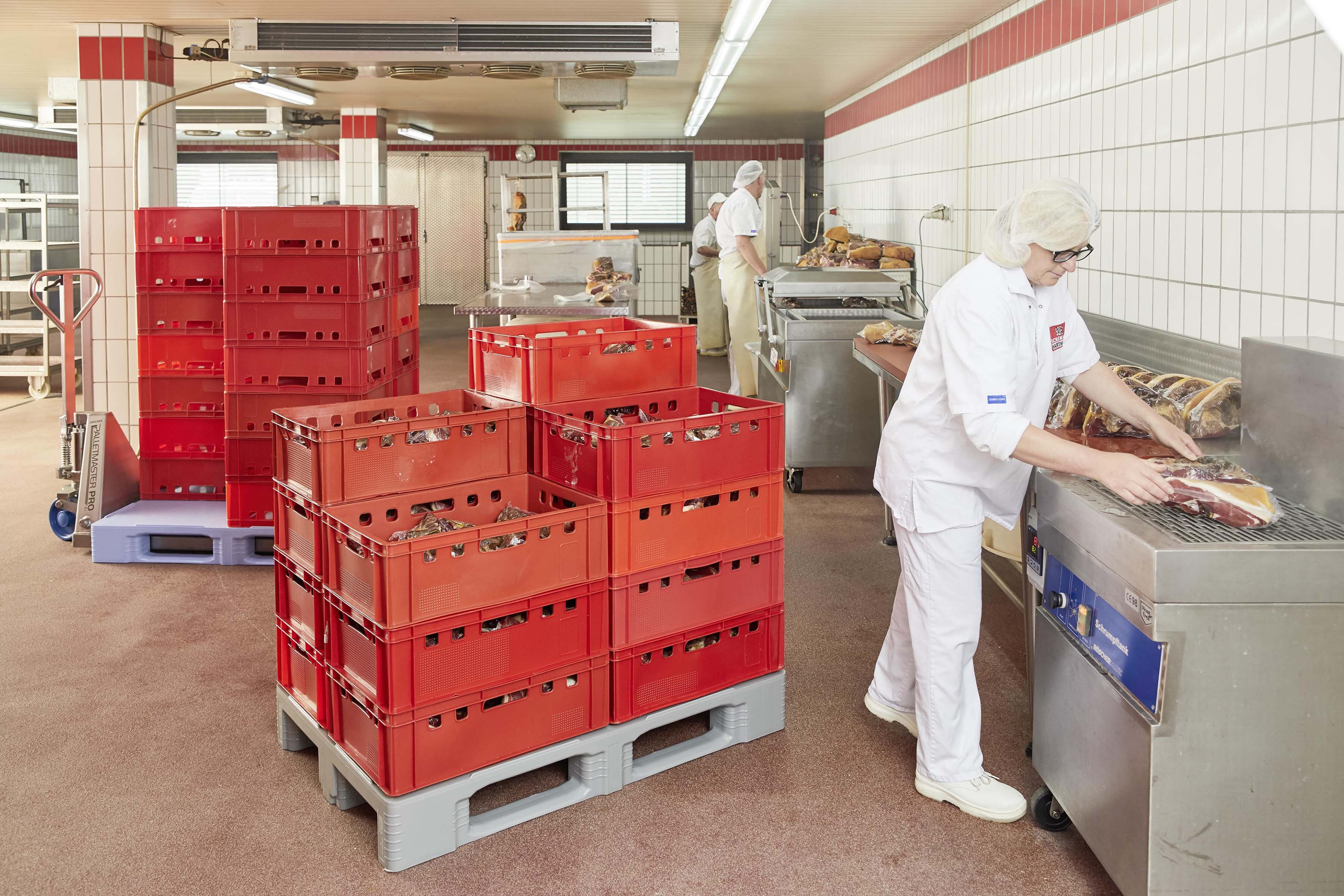 EURO H1 with GS1 in use at meat processing
