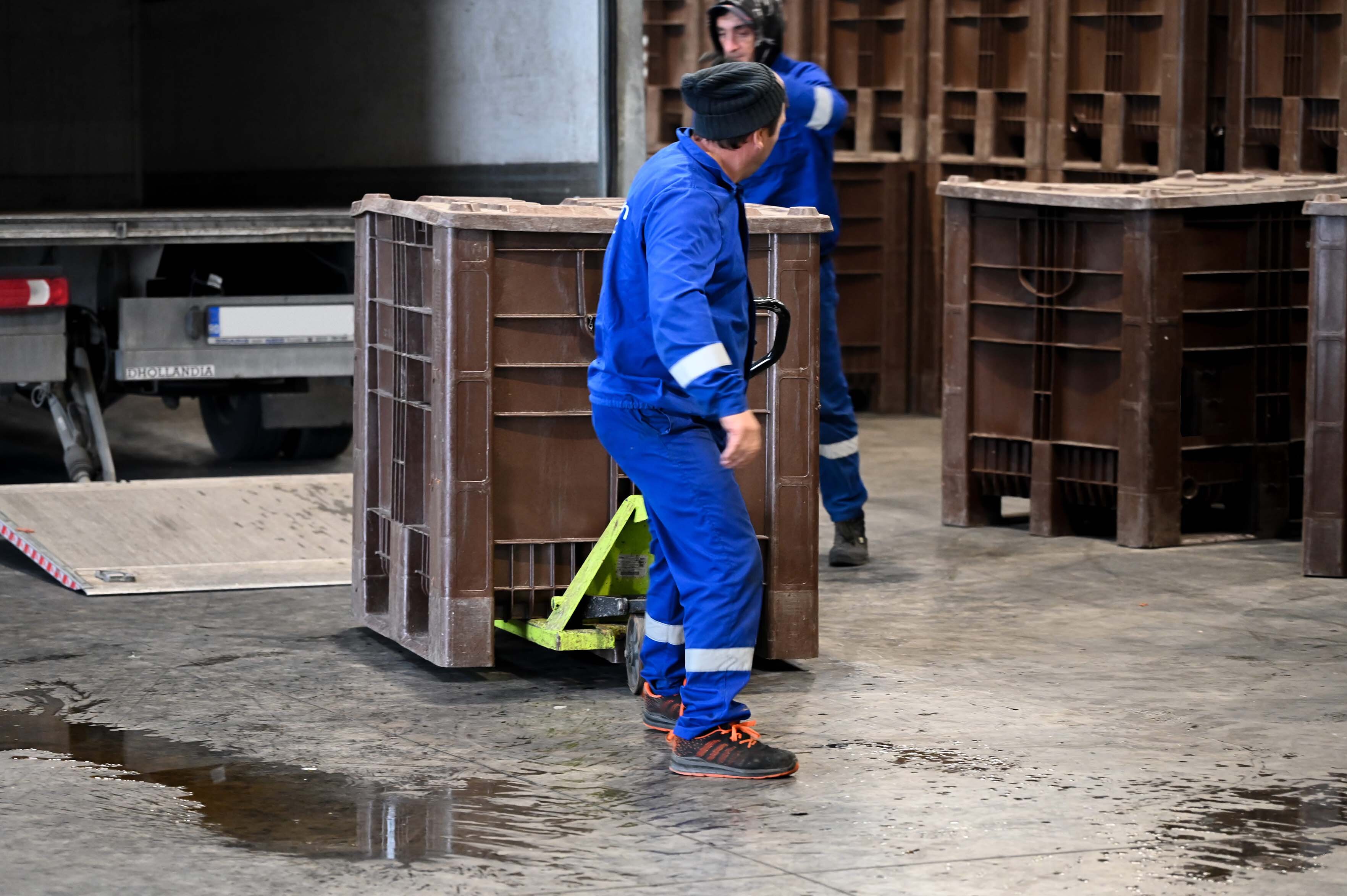 CB3 High is moved using a pallet truck.