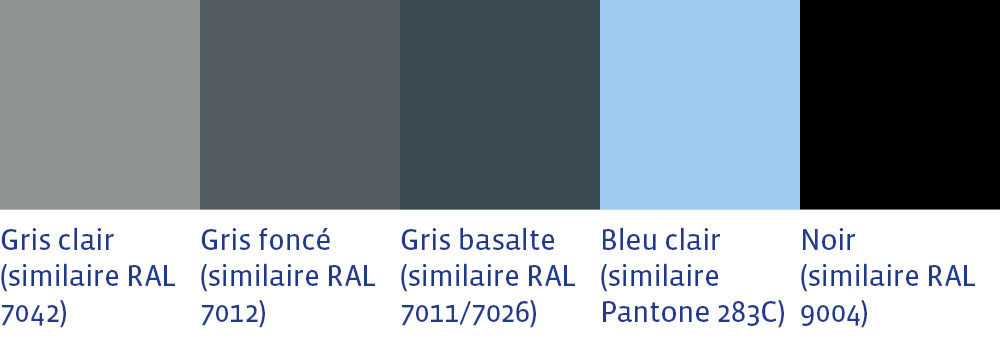 coloris palettes plastiques