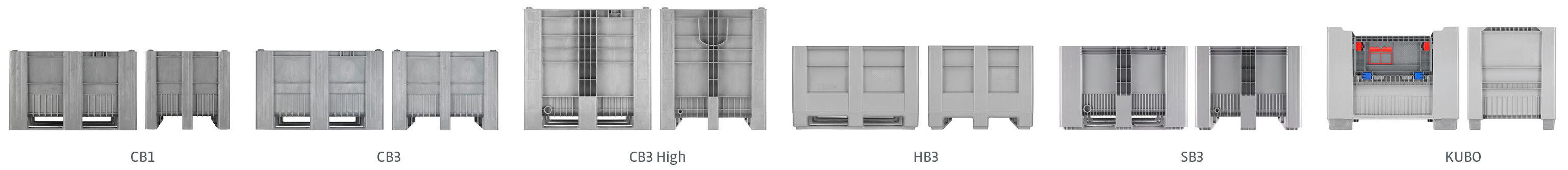 Size comparison pallet boxes Size comparison pallet boxes