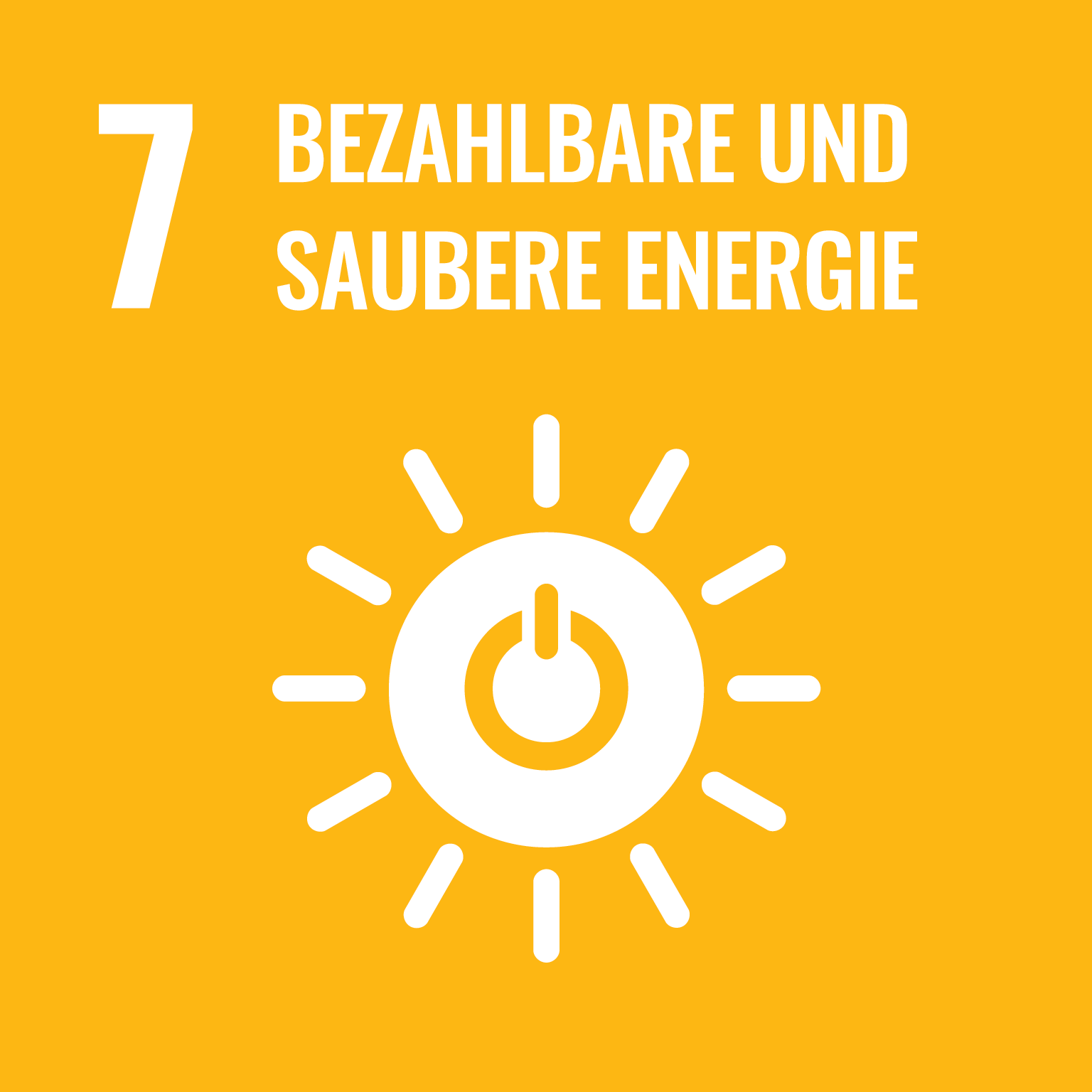 Ziel 7: Bezahlbare und saubere Energie Ziel 7: Bezahlbare und saubere Energie