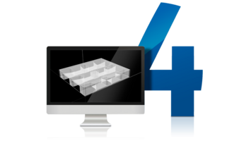Blue 4 with a computer screen