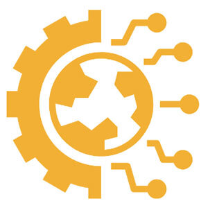 Palgrip Technology Icon in orange