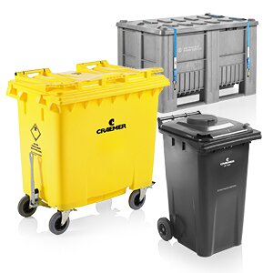 Grands conteneurs à déchets pour les substances dangereuses