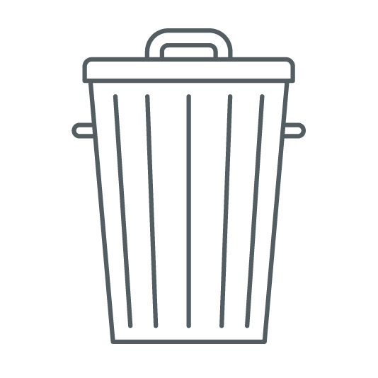Waste management sector icon