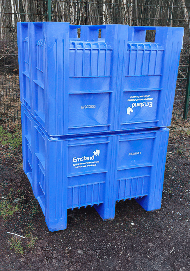 CB3 boxes can be stacked to save space